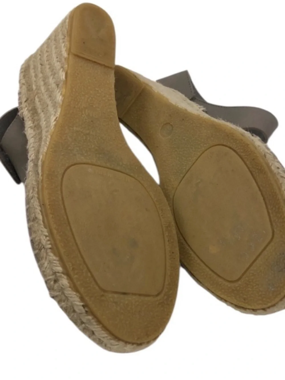 VINCE Sophie Leather Wedge Espadrille Sandals